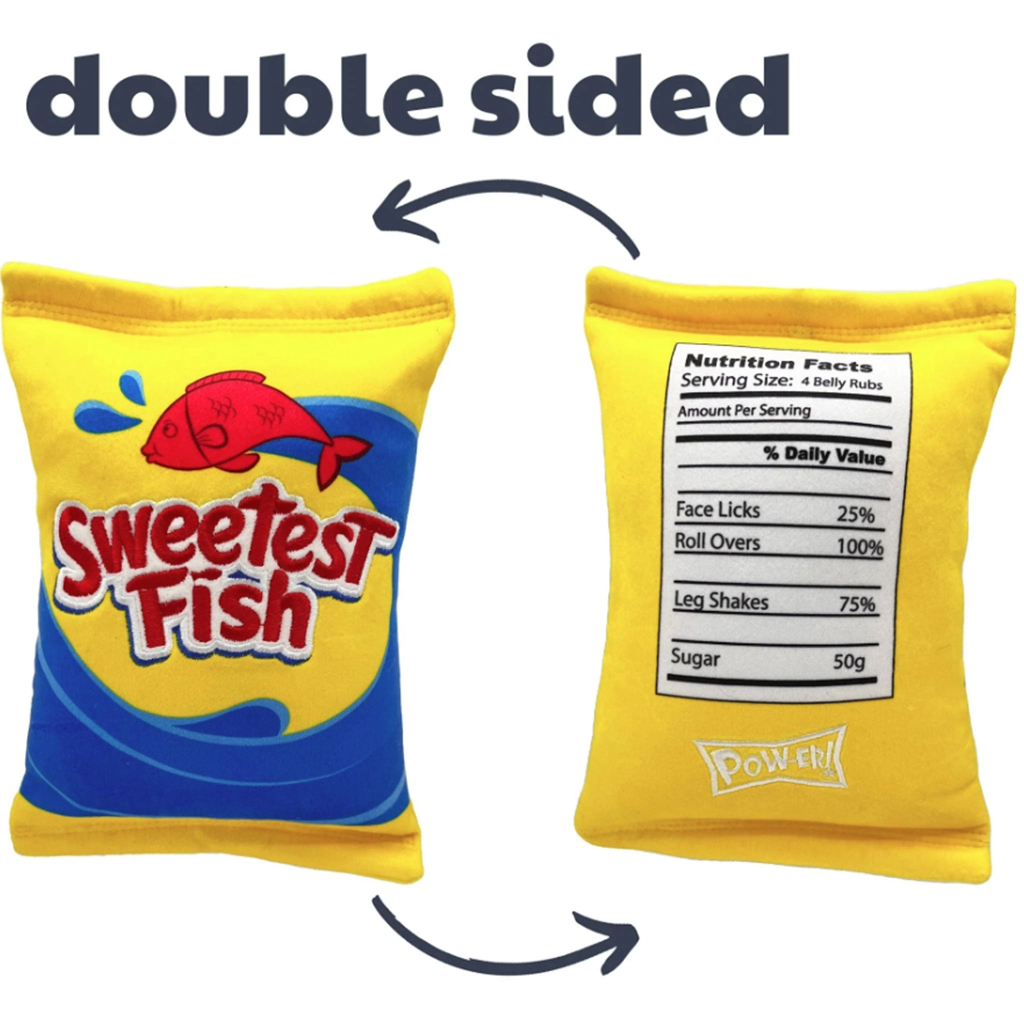 Lulubelles Sweetest Fish Dog Toy