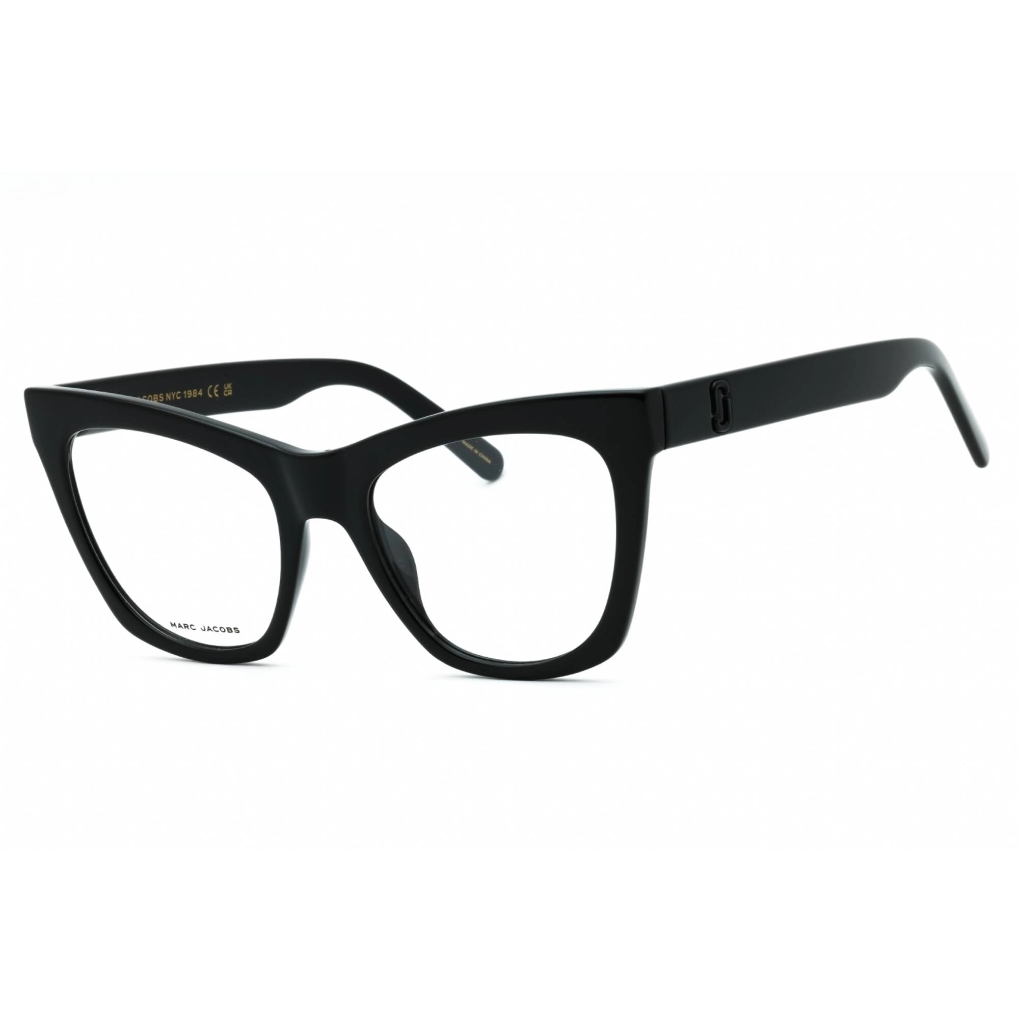 Marc Jacobs Women's Eyeglasses - Black Plastic Full Rim Cat Eye | MARC 649 0807 00