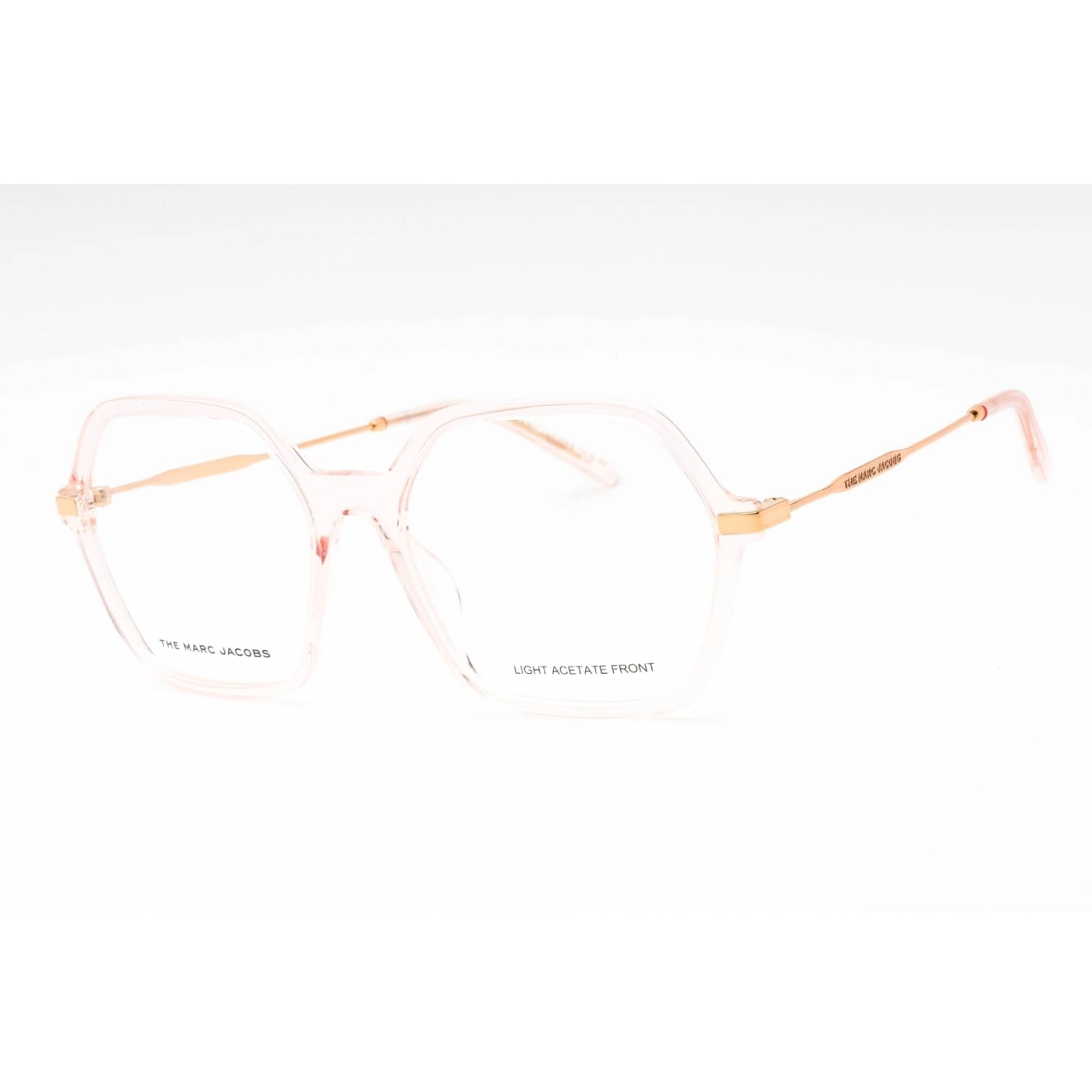 Marc Jacobs Women's Eyeglasses - Pink Plastic Geometric Full Rim Frame | MARC 615 35J