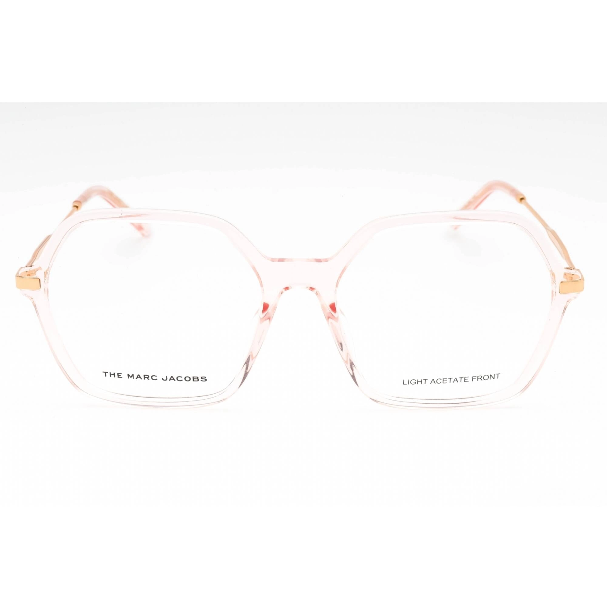 Marc Jacobs Women's Eyeglasses - Pink Plastic Geometric Full Rim Frame | MARC 615 35J