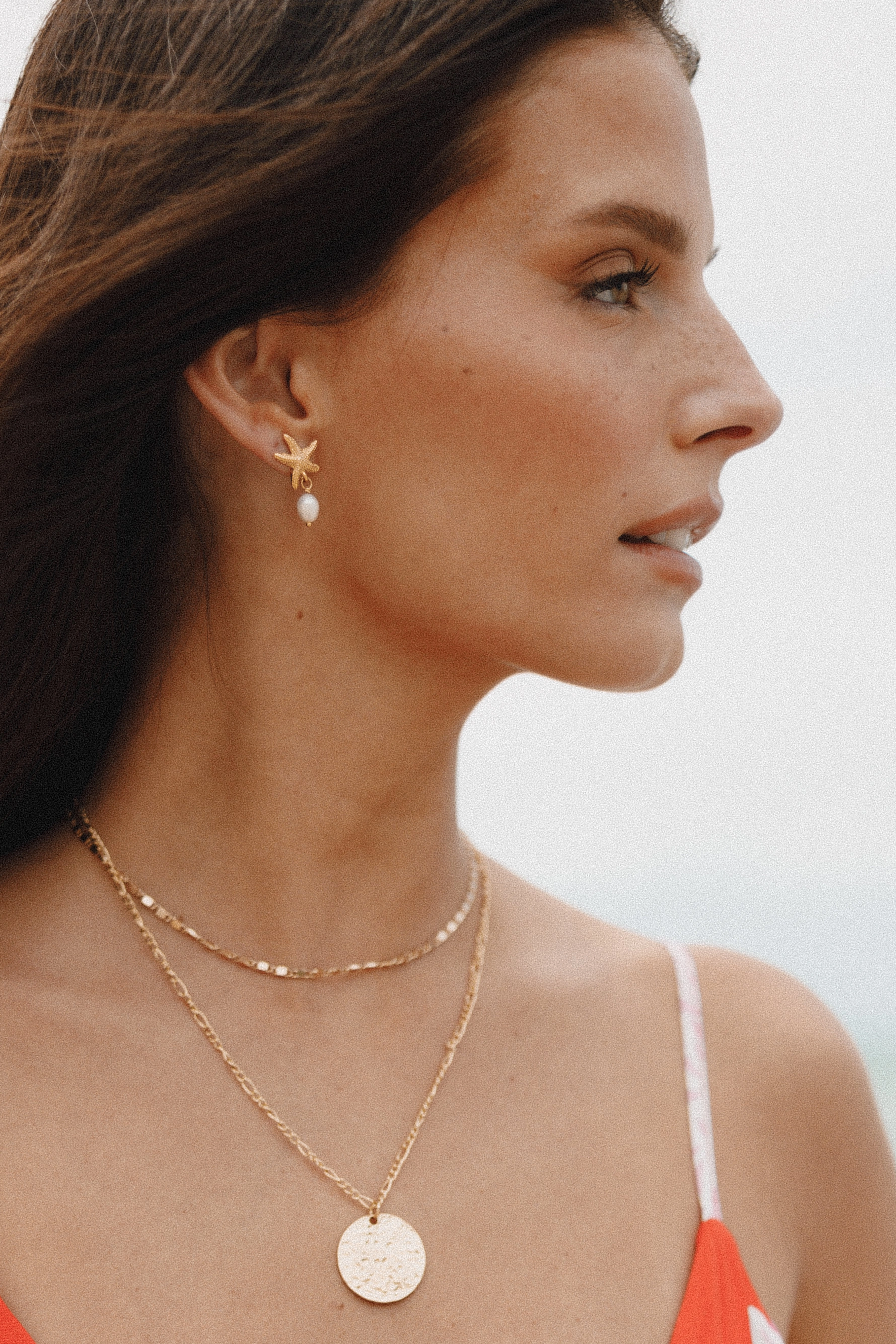Milla Pearl Earring - Gold