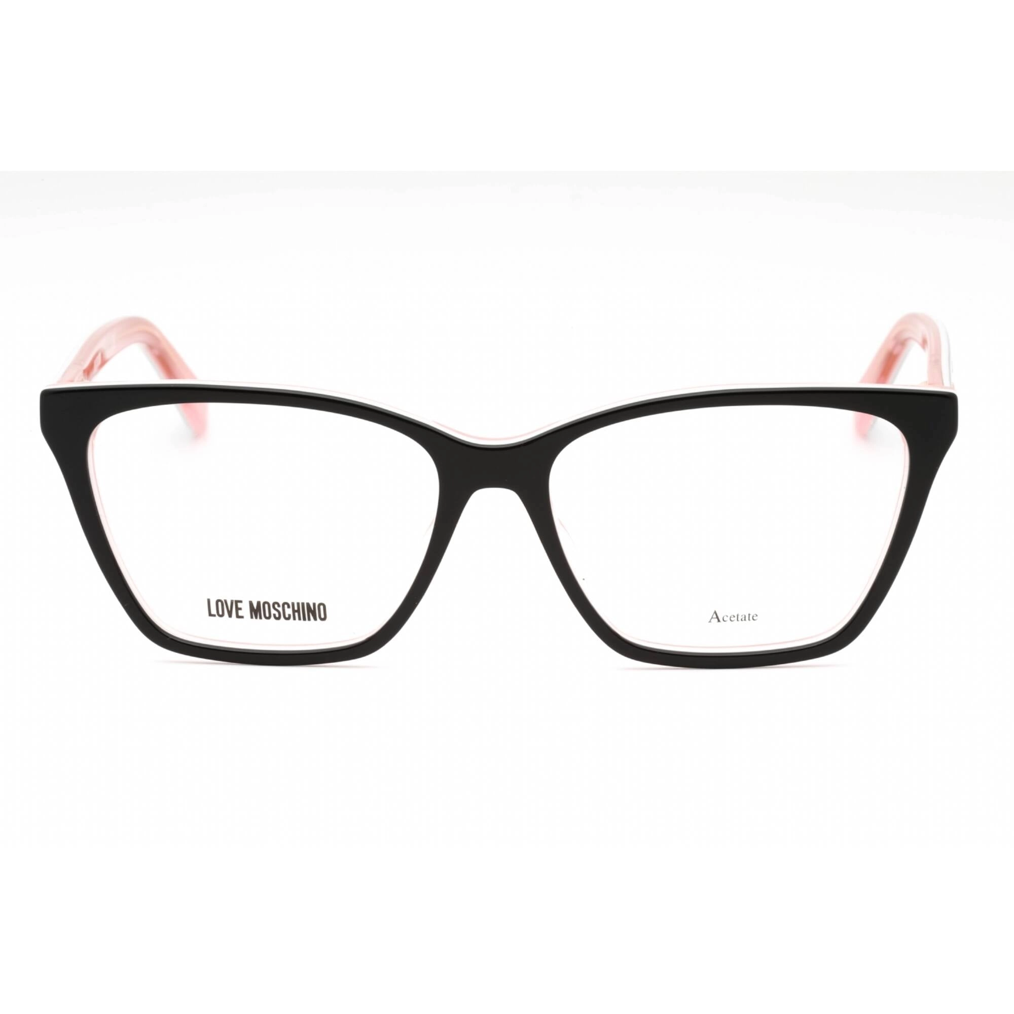 Moschino Love Women's Eyeglasses - Black Plastic Cat Eye Full Rim Frame | MOL547 0807