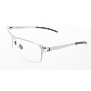 Mykita Unisex Eyeglasses - Shiny Silver Metal Frame | NO1-SPIROS-SHINYSILVER COL 051