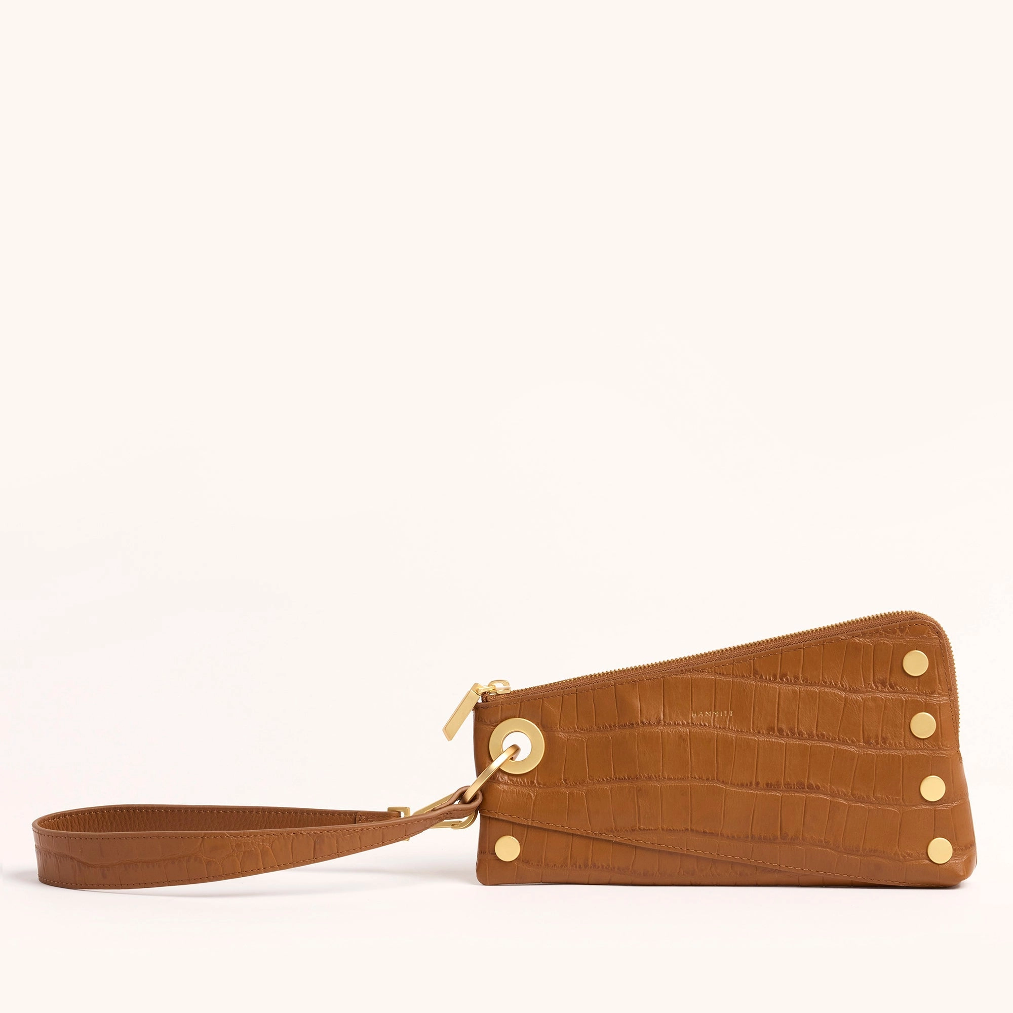 Nash Pochette | Canyon Crocco/Brushed Gold