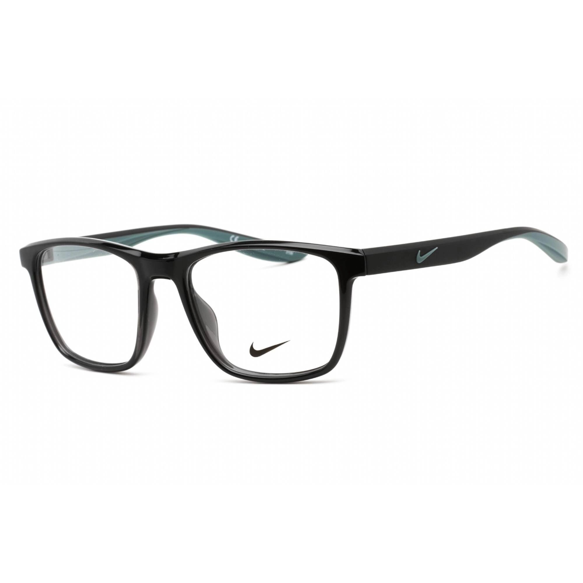 Nike Unisex Eyeglasses - Clear Lens Square Anthracite Metal Frame | NIKE 7038 033