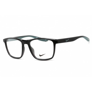 Nike Unisex Eyeglasses - Clear Lens Square Anthracite Metal Frame | NIKE 7038 033