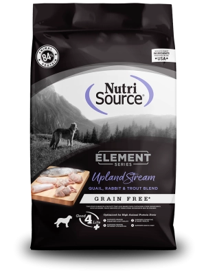 NutriSource Element Series Upland Stream Grain Free Recipe Dry Dog Food