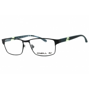ONeill Men's Eyeglasses - Matte Black Metal Rectangular Full Rim Frame | ONO-JOEL 004