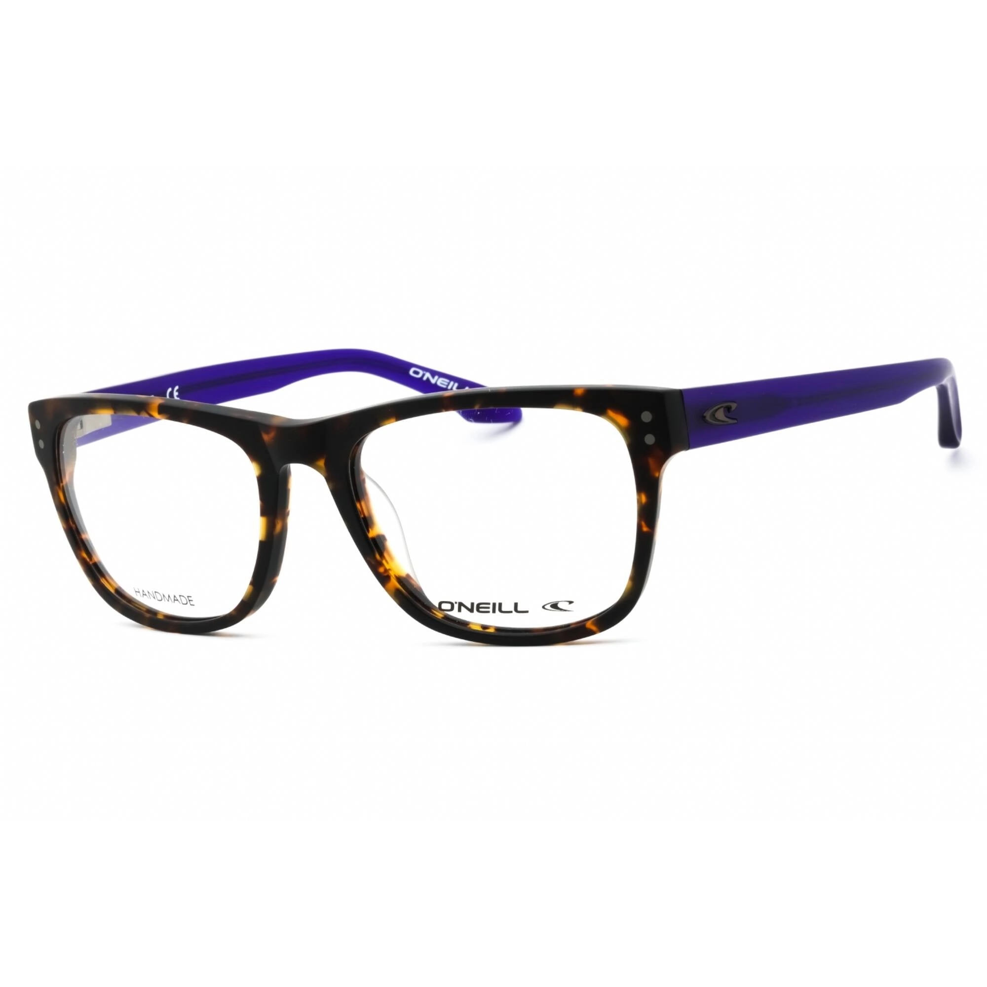 ONeill Men's Eyeglasses - Tortoise/Purple Plastic Square Full Rim Frame | ONO-DUKE 161