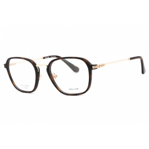 Police Men's Eyeglasses - Matte Dark Havana Injected Propionate Square | VPLG78 722M