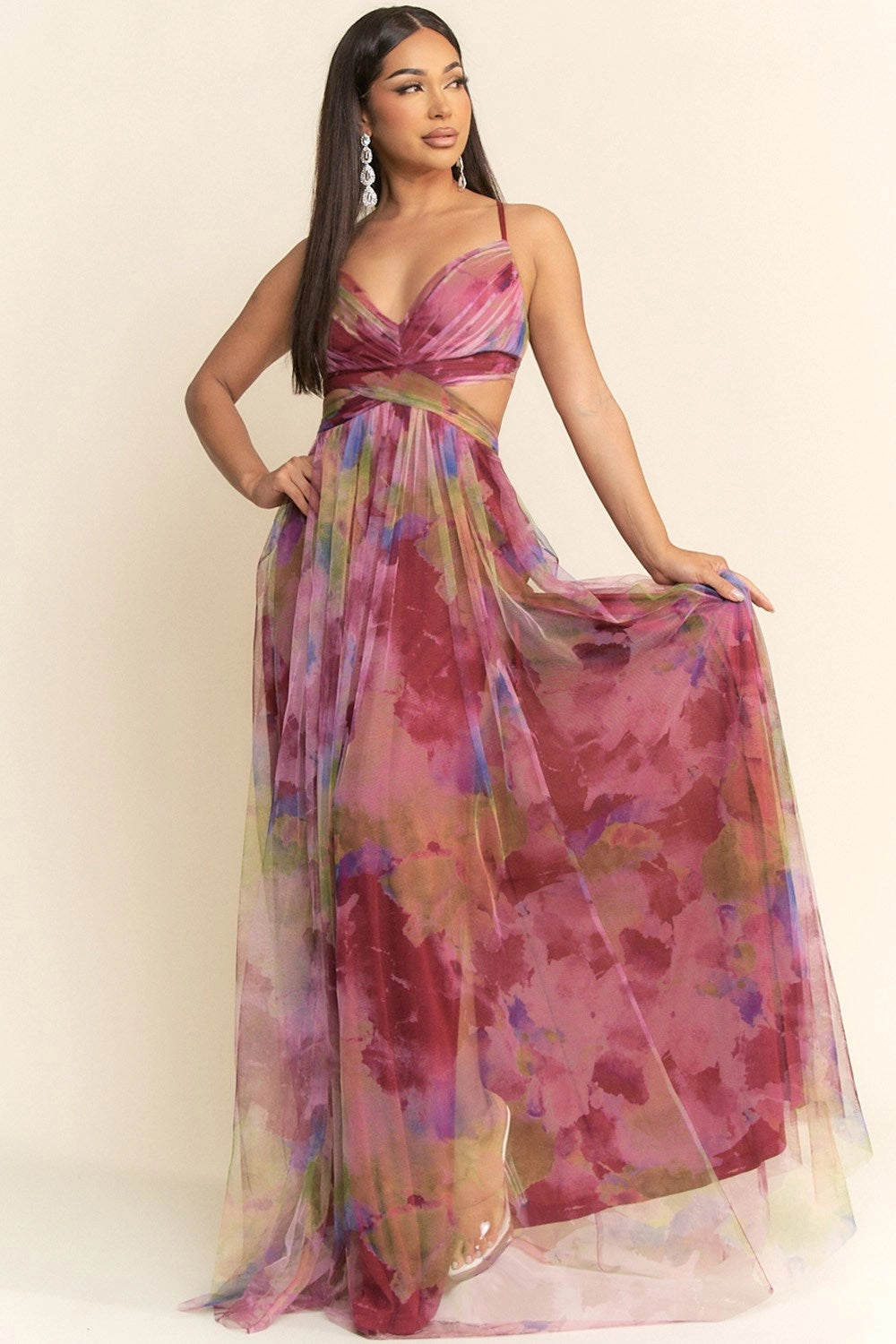 PRE-ORDER: Claudette Dress in Berry
