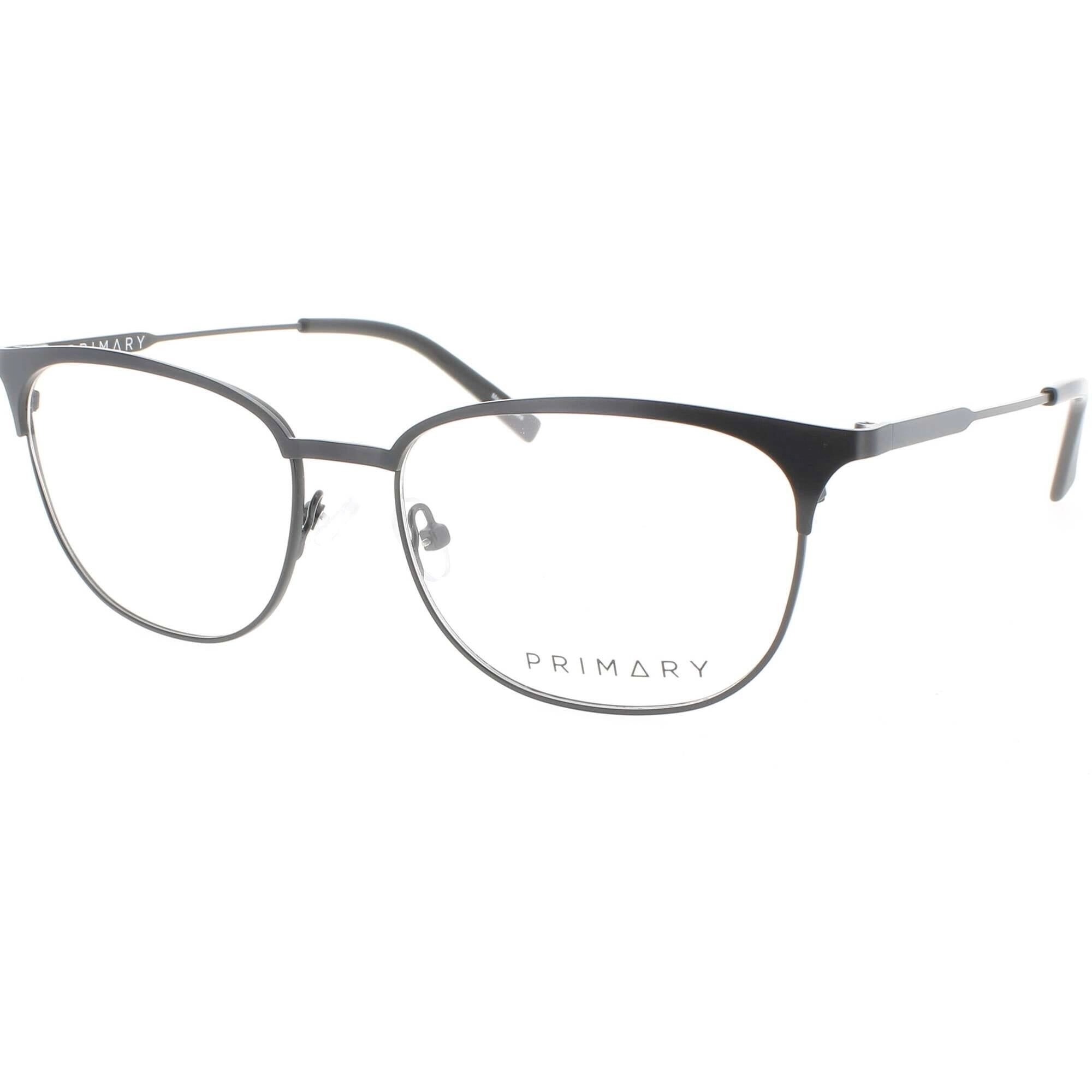 Primary Women's Eyeglasses - Demo Lens Metal Cat Eye Shape Full Rim Frame | 1133 BLACK