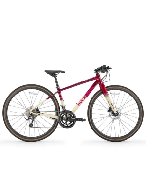 ROCKBROS 20-Speed Flat Handlebar Road Bike Carbon Fiber Fork Aluminum Frame Hydraulic Disc Brakes 11-32T