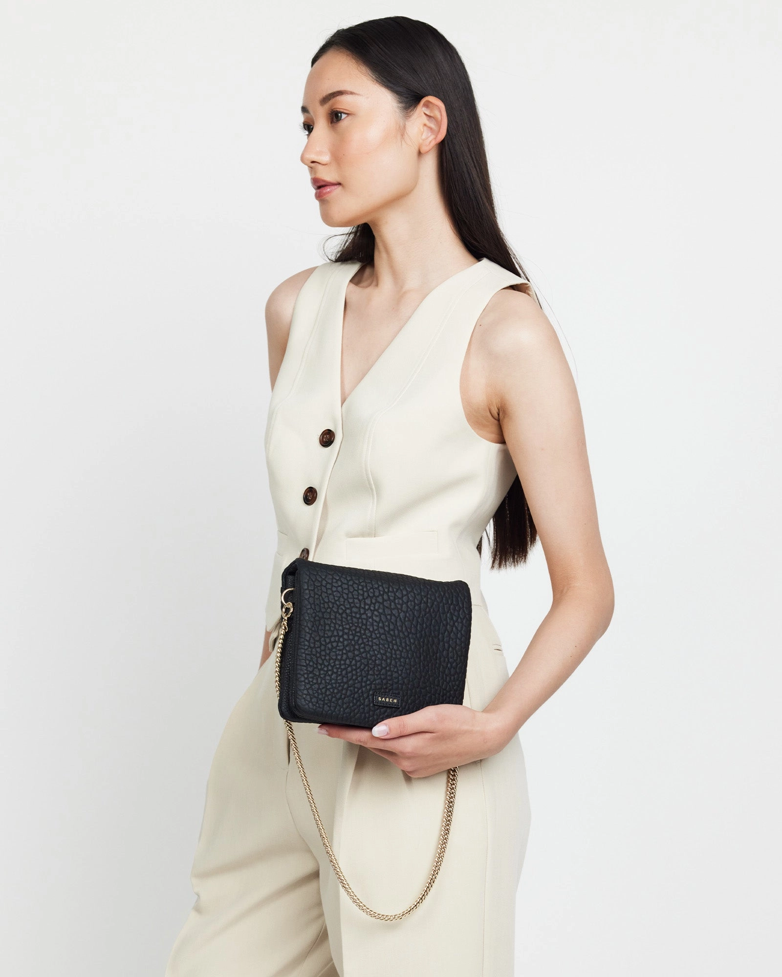 Saben Fox Crossbody Bag Black Bubble