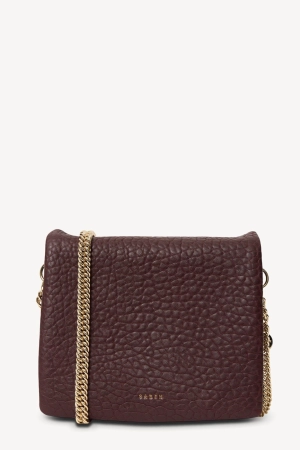 Saben Fox Crossbody Bag Merlot Bubble