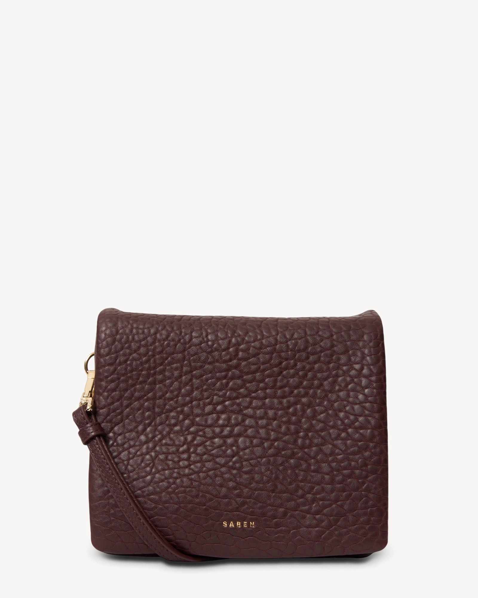 Saben Fox Crossbody Bag Merlot Bubble