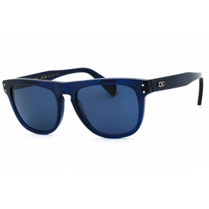 Salvatore Ferragamo Men's Sunglasses - Transparent Blue Browline Frame | SF1111S 432