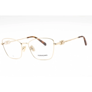 Salvatore Ferragamo Women's Eyeglasses - Gold Cat Eye Full Rim Frame | SF2224N 710