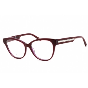Swarovski Unisex Eyeglasses - Full Rim Cat Eye Shiny Violet Plastic Frame | SK5392 081