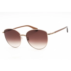 Swarovski Women's Sunglasses - Full Rim Shiny Rose Gold Metal Cat Eye | SK0344-H 28F