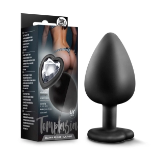 Temptasia By Blush® | Bling Black 3.75-Inch Anal Plug