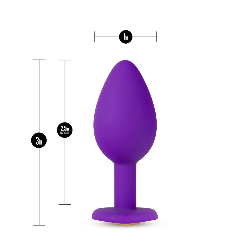 Temptasia By Blush® | Bling Purple 3-Inch Anal Plug