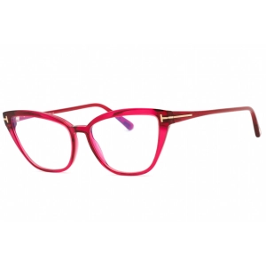 Tom Ford Women's Eyeglasses - Shiny Fuchsia Cat Eye Plastic Full Rim | FT5825-B 075