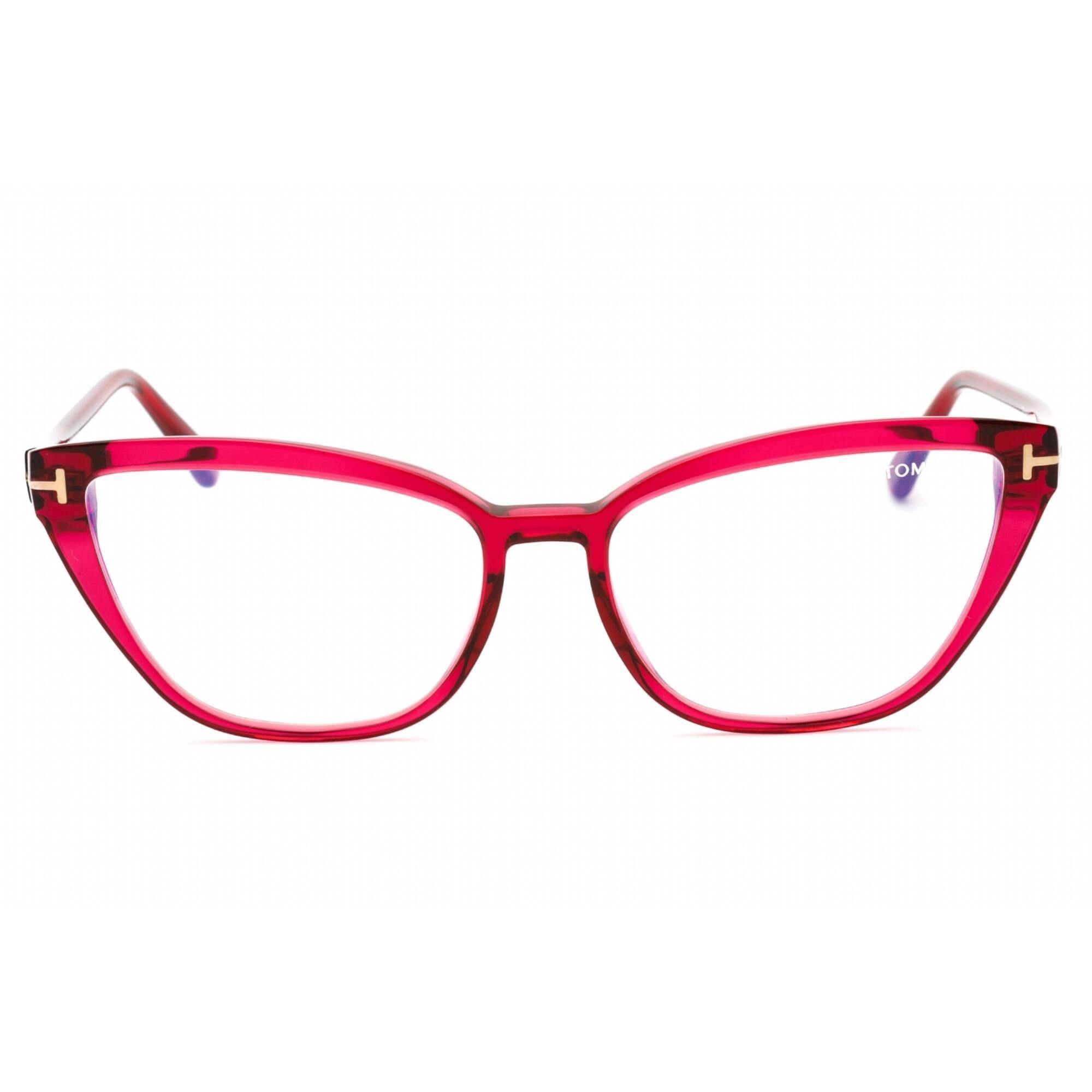 Tom Ford Women's Eyeglasses - Shiny Fuchsia Cat Eye Plastic Full Rim | FT5825-B 075