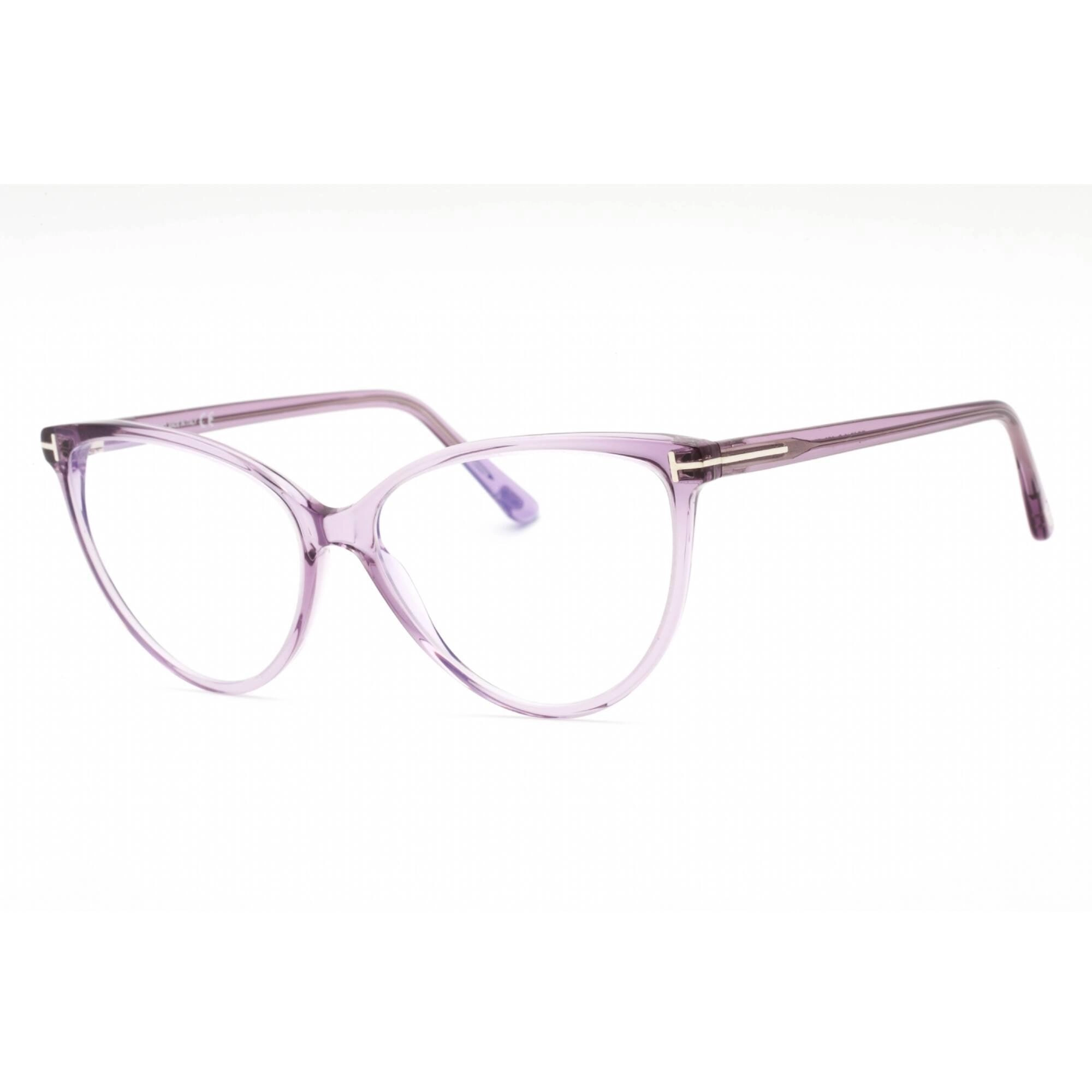Tom Ford Women's Eyeglasses - Shiny Lilac Plastic Cat Eye Frame | FT5743-B 078