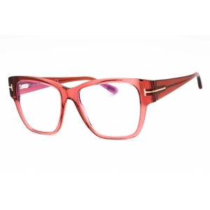 Tom Ford Women's Eyeglasses - Shiny Pink Cat Eye Acetate Full Rim Frame | FT5745-B 072