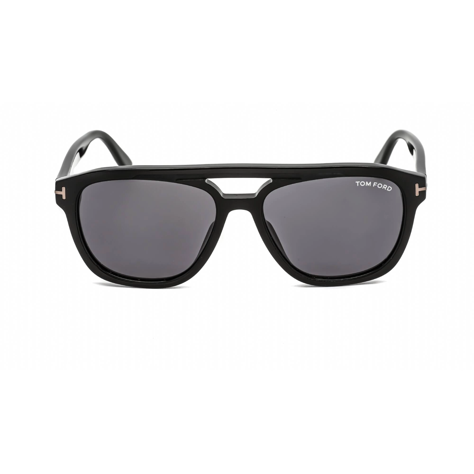 Tom Ford Women's Sunglasses - Shiny Black Plastic Frame Smoke Lens | FT0776-N 01A