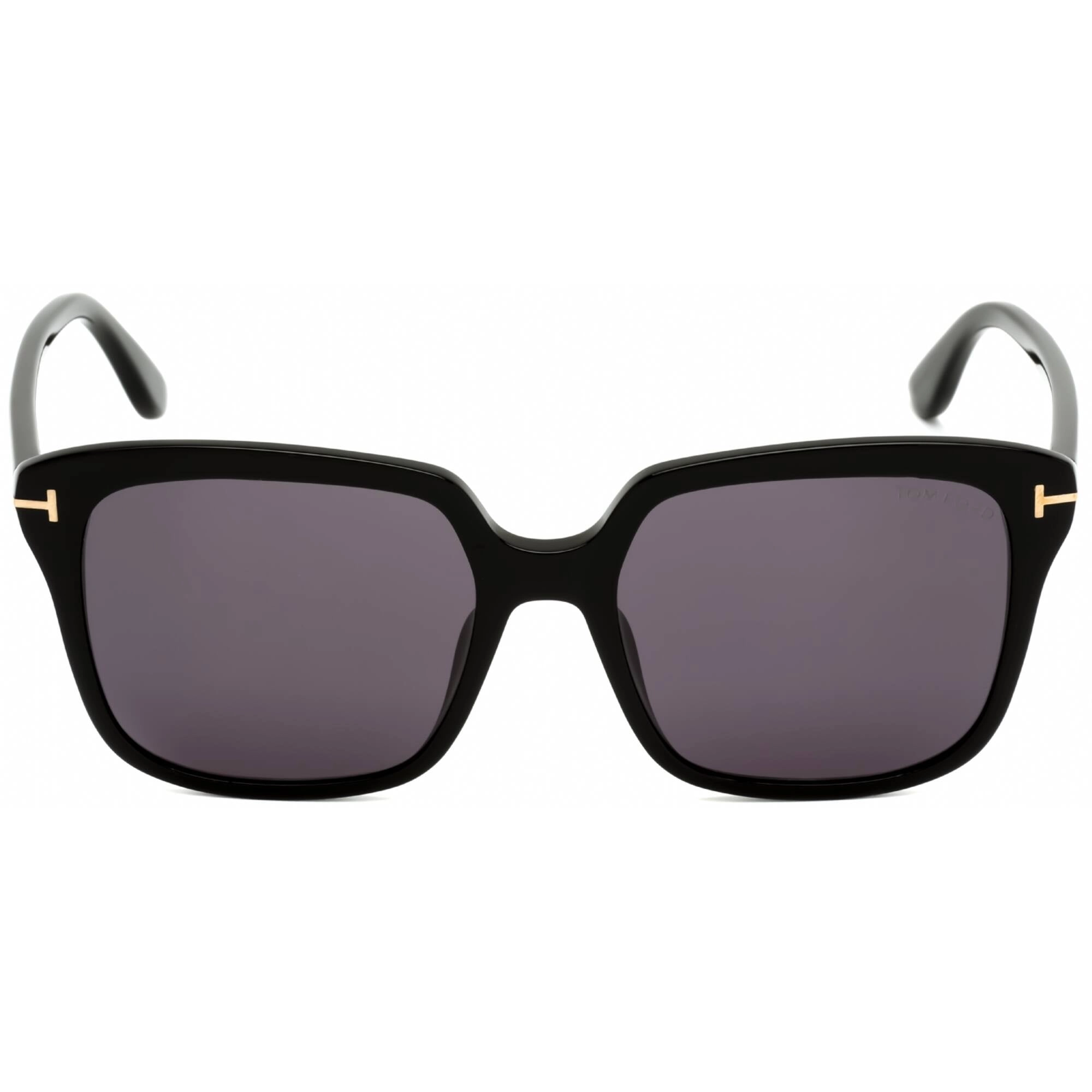Tom Ford Women's Sunglasses - Shiny Black Plastic Square Full Rim Frame | FT0788 01A