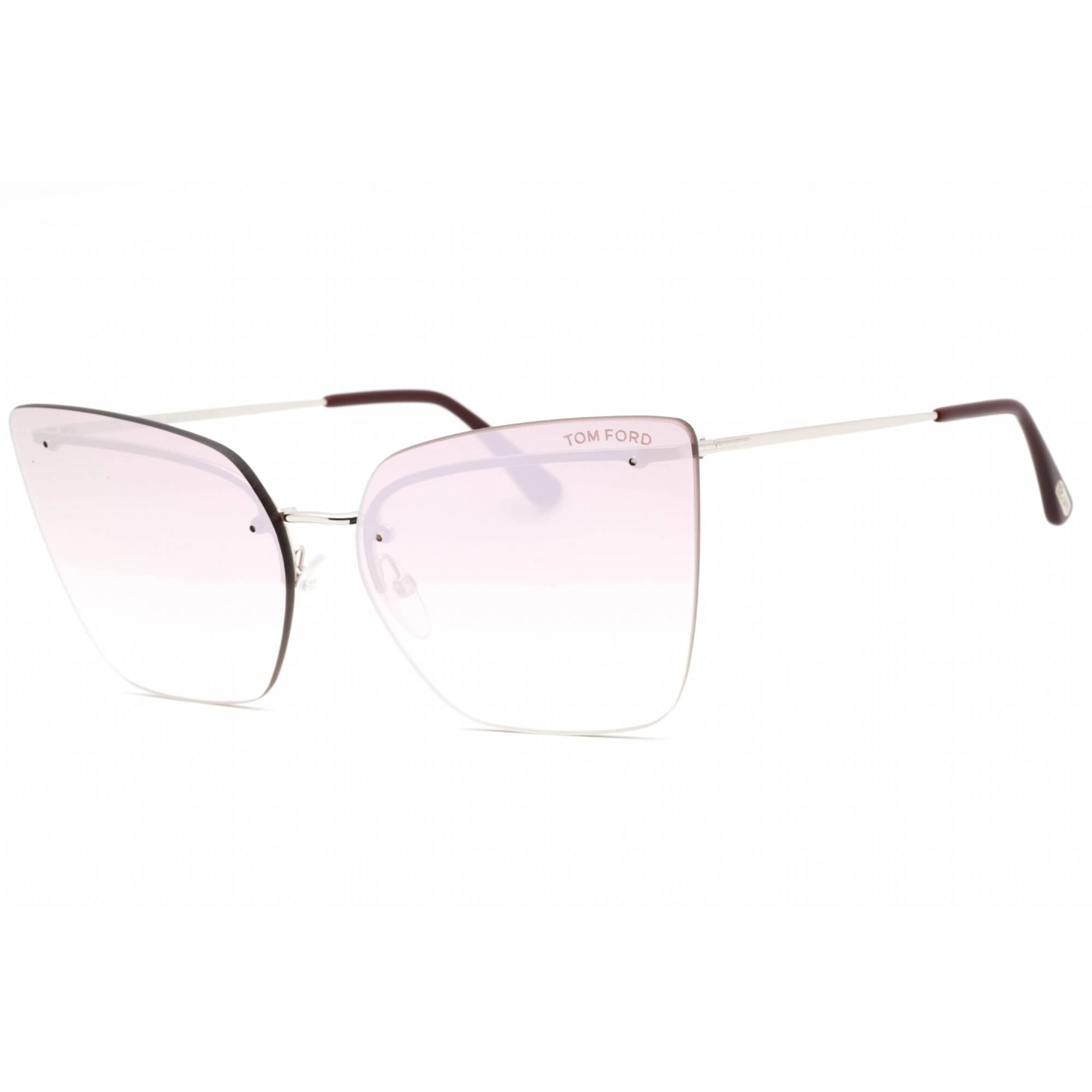 Tom Ford Women's Sunglasses - Shiny Palladium Metal Butterfly Shape Frame | FT0682 16Z