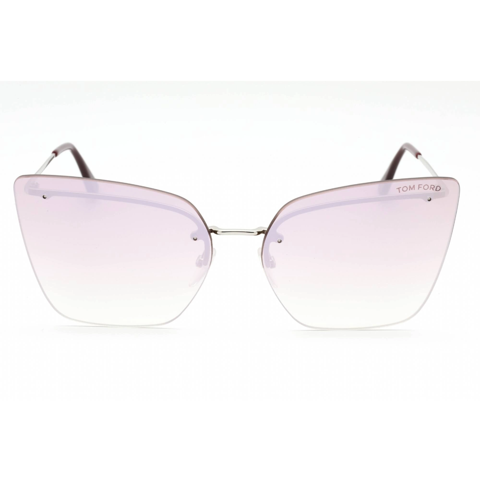Tom Ford Women's Sunglasses - Shiny Palladium Metal Butterfly Shape Frame | FT0682 16Z