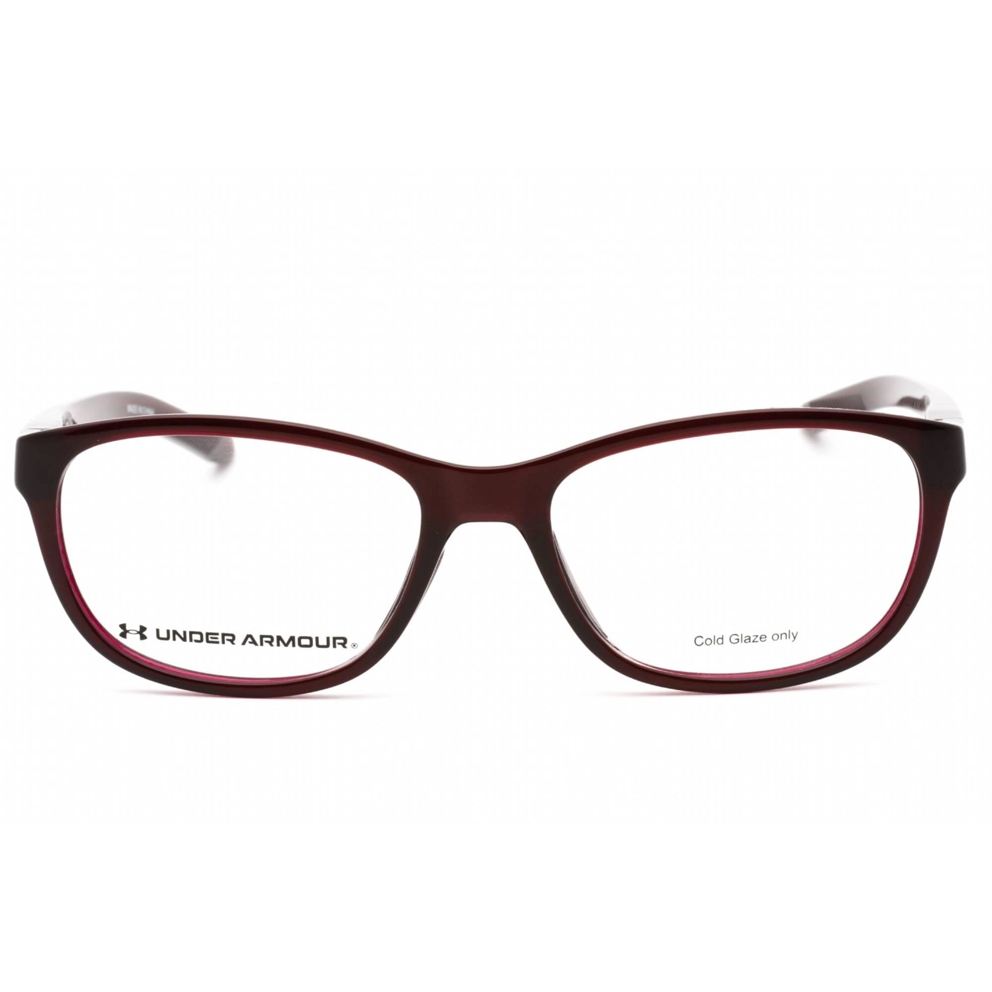 Under Armour Women's Eyeglasses - Crystal Red Plastic Full Rim Frame | UA 5025 06XQ 00