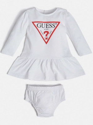 White Dress And Pants 2-Piece Set (3-24m)