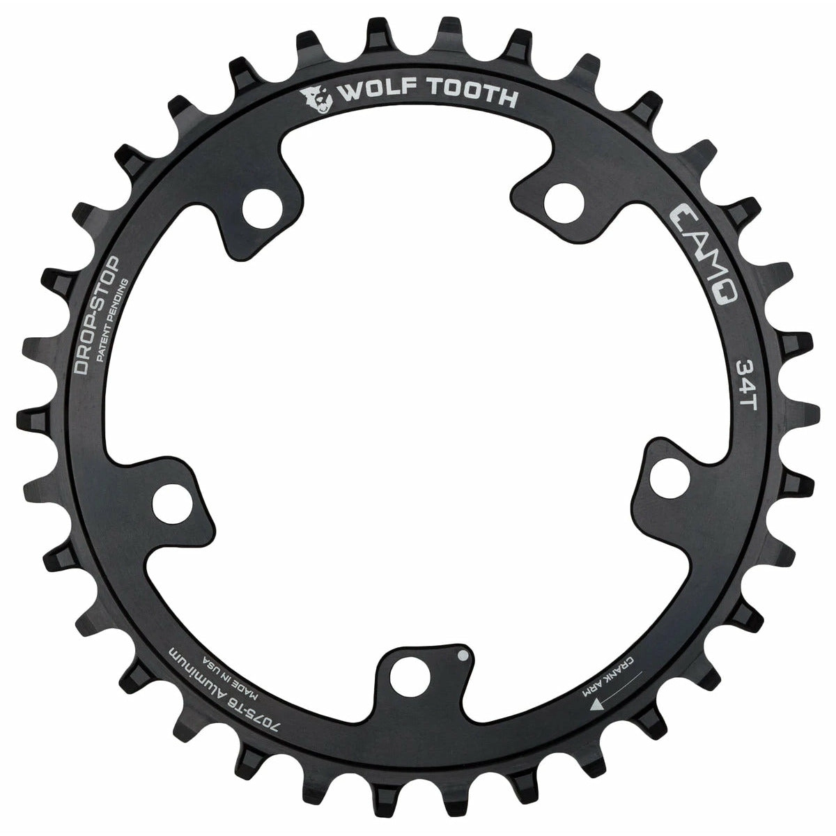Wolf Tooth CAMO Aluminum Round Chainring - 36t