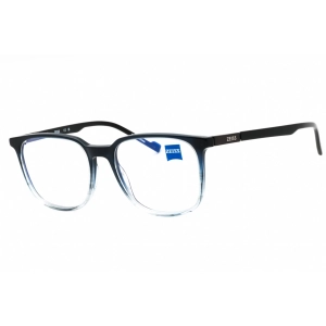 Zeiss Men's Eyeglasses - Blue/Grey Horn Acetate Full Rim Square Frame | ZS22524 418